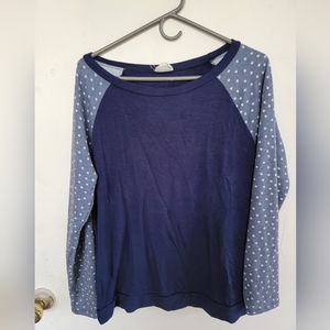 EUC 143 Story brand long-sleeve blouse size M